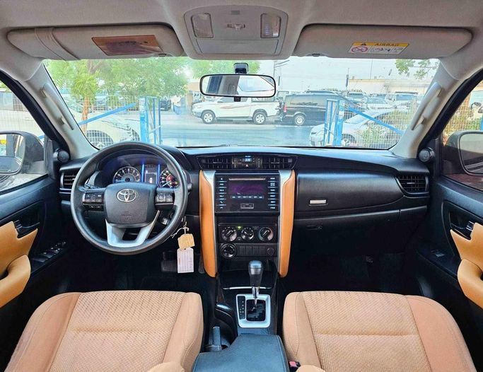 New Toyota Fortuner II Facelift, 2.7 l, 2020 in Dubai by SK Motors, Black color. GCC Specs | AUTO.AE