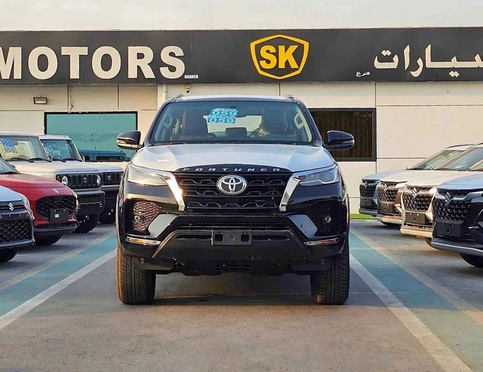 New Toyota Fortuner II Facelift, 4.0 l, 2025 in Dubai by SK Motors, Black color.  | AUTO.AE