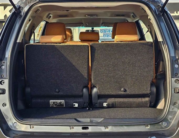 New Toyota Fortuner II Facelift, 2.4 l, 2025 in Dubai by SK Motors, Grey color. GCC Specs | AUTO.AE