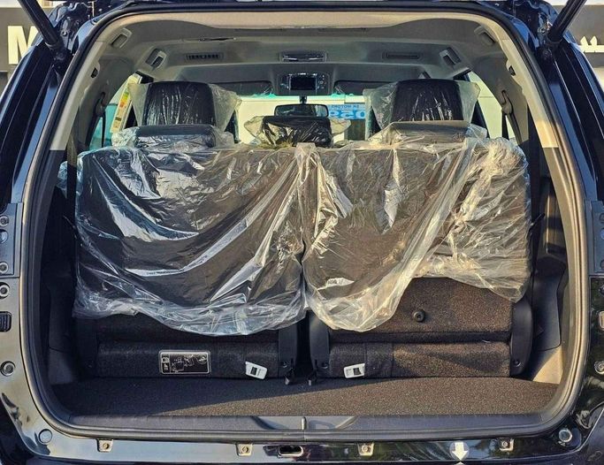 New Toyota Fortuner II Facelift, 4.0 l, 2025 in Dubai by SK Motors, Black color. GCC Specs | AUTO.AE