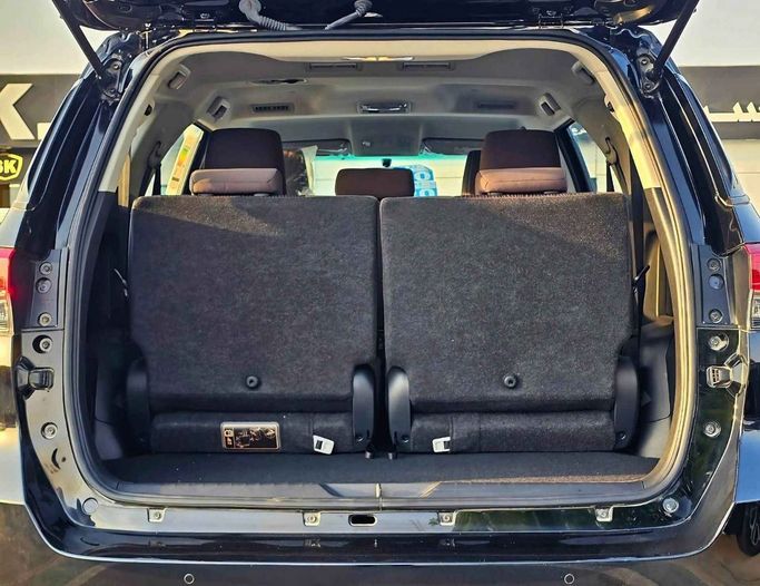 New Toyota Fortuner II Facelift, 4.0 l, 2025 in Dubai by SK Motors, Black color. GCC Specs | AUTO.AE