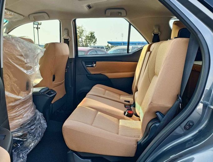 New Toyota Fortuner II Facelift, 2.7 l, 2023 in Dubai by SK Motors, Grey color. GCC Specs | AUTO.AE