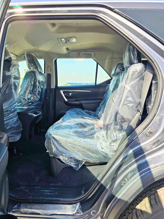 New Toyota Fortuner II Facelift, 4.0 l, 2024 in Dubai by SK Motors, Grey color. GCC Specs | AUTO.AE