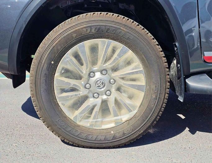 New Toyota Fortuner II Facelift, 4.0 l, 2024 in Dubai by SK Motors, Grey color. GCC Specs | AUTO.AE