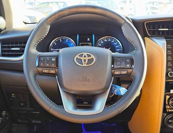 New Toyota Fortuner II Facelift, 2.8 l, 2024 in Dubai by SK Motors, White color. GCC Specs | AUTO.AE