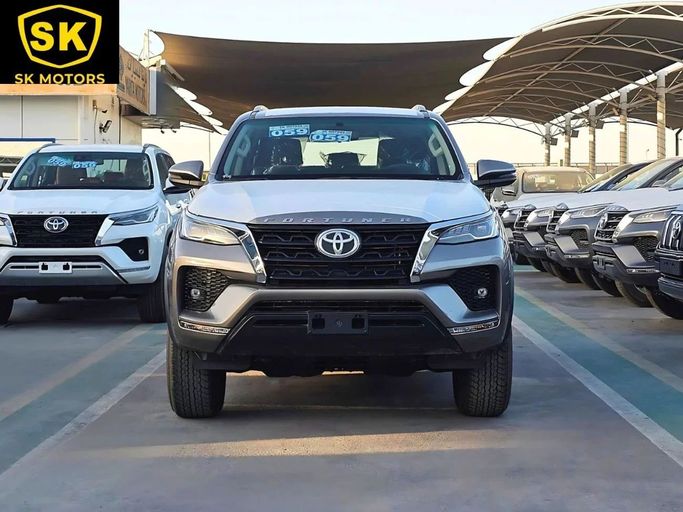 New Toyota Fortuner II Facelift, 2.7 l, 2024 in Dubai by SK Motors, Grey color. GCC Specs | AUTO.AE