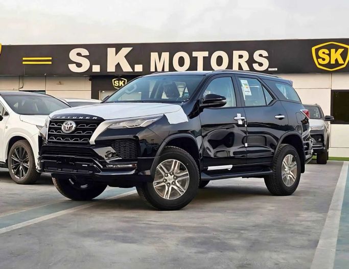 New Toyota Fortuner II Facelift, 2.7 l, 2025 in Dubai by SK Motors, Black color. Other | AUTO.AE