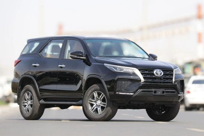 New Toyota Fortuner II Facelift, 2.7 l, 2025 in Dubai by Atlantic Motors FZCO, Black color. GCC Specs | AUTO.AE