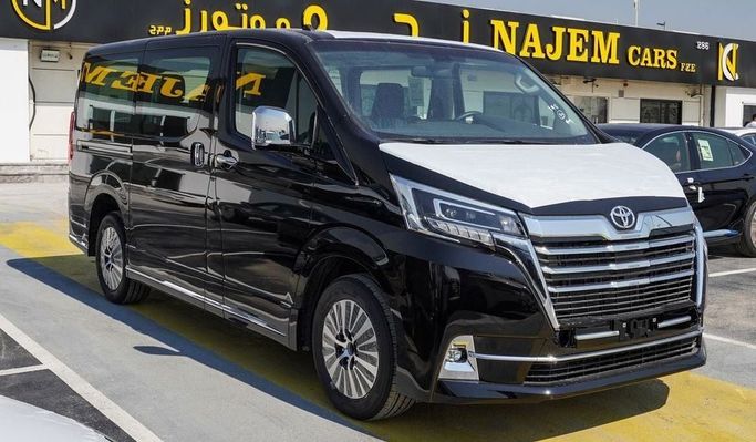 New Toyota Granvia II, 3.5 l, 2025 in Dubai by Najem Motors, Black color. GCC Specs | AUTO.AE