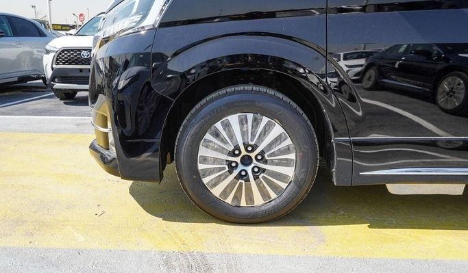New Toyota Granvia II, 3.5 l, 2025 in Dubai by Najem Motors, Black color. GCC Specs | AUTO.AE