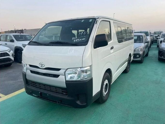 New Toyota HiAce H200 Facelift, 3.0 l, 2025 in Dubai by Mohamed Hakim Motors, White color. GCC Specs | AUTO.AE