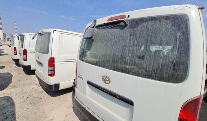 New Toyota HiAce H200 Facelift, 2.0 l, 2024 in Dubai by Mohamed Hakim Motors, White color. GCC Specs | AUTO.AE