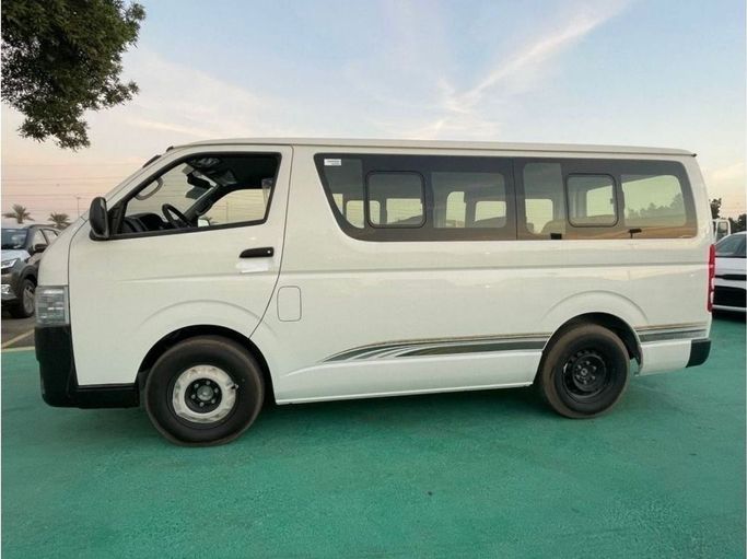 New Toyota HiAce H300, 2.8 l, 2023 in Dubai by Mohamed Hakim Motors, White color. Other | AUTO.AE