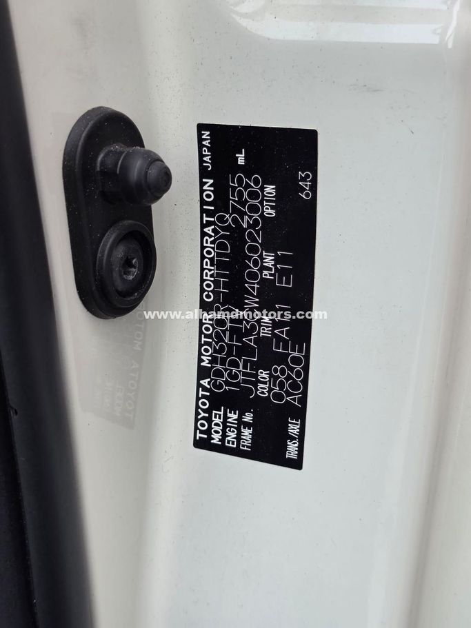 Used Toyota HiAce H300, 2.8 l, 2024 in Dubai by Alhamd Motors, White color. Other | AUTO.AE