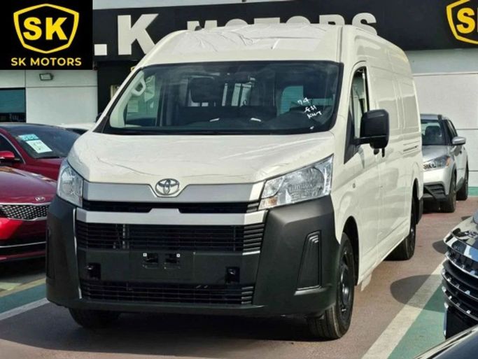 New Toyota HiAce H300, 3.5 l, 2025 in Dubai by SK Motors, White color. GCC Specs | AUTO.AE