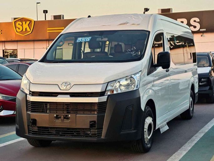New Toyota HiAce H300, 3.5 l, 2025 in Dubai by SK Motors, White color. GCC Specs | AUTO.AE