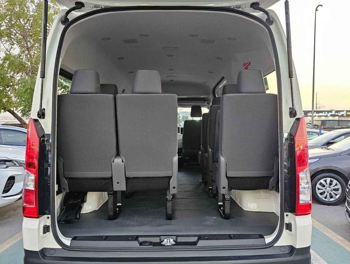 New Toyota HiAce H300, 3.5 l, 2025 in Dubai by SK Motors, White color. GCC Specs | AUTO.AE