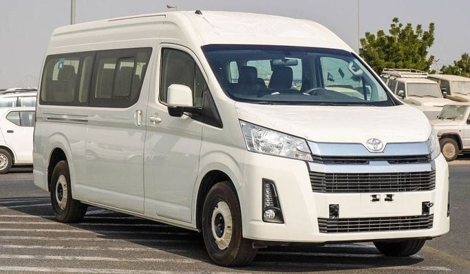 New Toyota HiAce H300, 3.5 l, 2025 in Dubai by Najem Motors, White color. GCC Specs | AUTO.AE