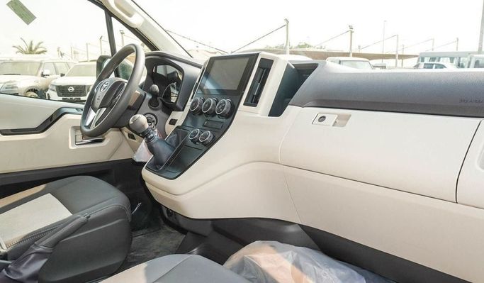 New Toyota HiAce H300, 3.5 l, 2025 in Dubai by Najem Motors, White color. GCC Specs | AUTO.AE