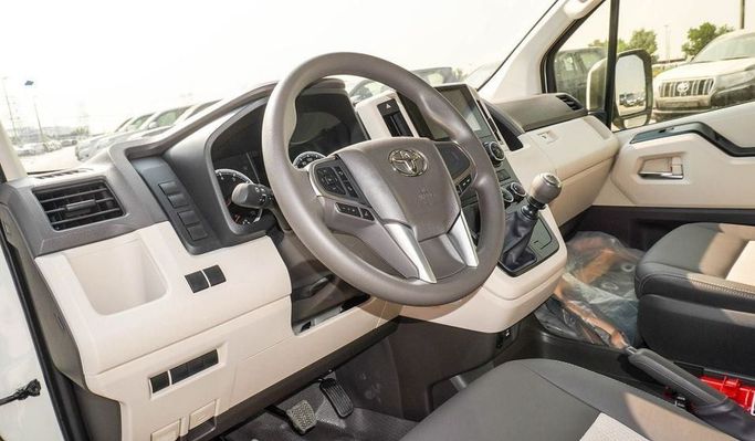 New Toyota HiAce H300, 3.5 l, 2025 in Dubai by Najem Motors, White color. GCC Specs | AUTO.AE