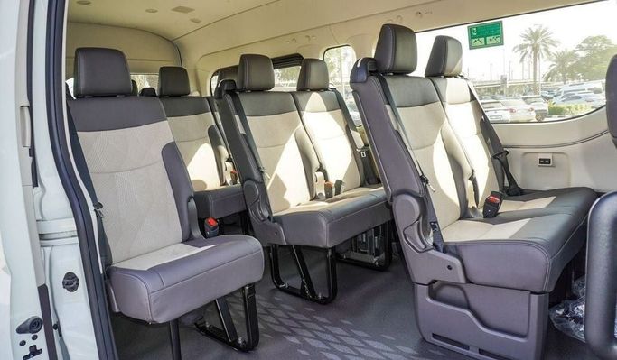 New Toyota HiAce H300, 3.5 l, 2025 in Dubai by Najem Motors, White color. GCC Specs | AUTO.AE