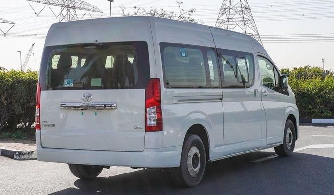 New Toyota HiAce H300, 3.5 l, 2025 in Dubai by Najem Motors, White color. GCC Specs | AUTO.AE