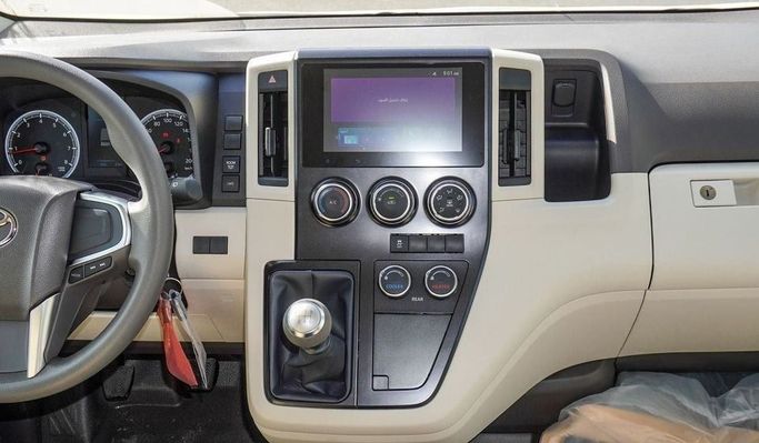 New Toyota HiAce H300, 3.5 l, 2025 in Dubai by Najem Motors, White color. GCC Specs | AUTO.AE