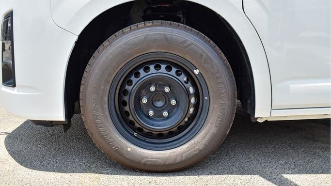 New Toyota HiAce H300, 3.5 l, 2024 in Dubai by Najem Motors, White color. GCC Specs | AUTO.AE