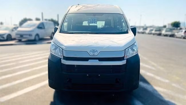 New Toyota HiAce H300, 3.5 l, 2025 in Dubai by Soltan Auto, White color. GCC Specs | AUTO.AE