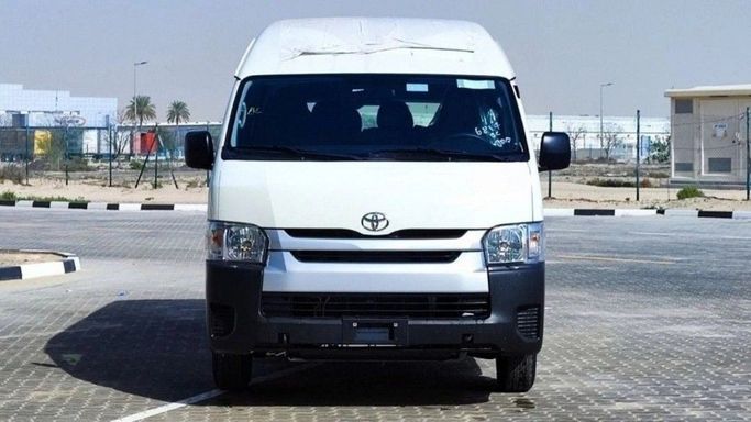 New Toyota HiAce H200 Facelift, 2.5 l, 2025 in Dubai by TARGET MOTORS FZE, White color. GCC Specs | AUTO.AE