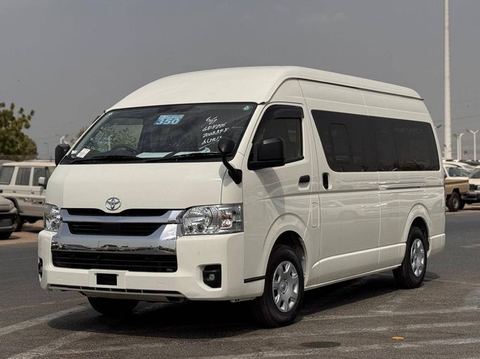 جديدة Toyota HiAce عملية فيس ليفت H200, 2.7 l, 2025 في في دبي من AL HUSNAIN MOTORS FZE، اللون أبيض.  | AUTO.AE