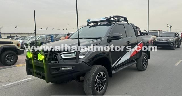 Used Toyota Hilux VIII Facelift, 2.8 l, 2022 in Dubai by Alhamd Motors, Black color. Other | AUTO.AE