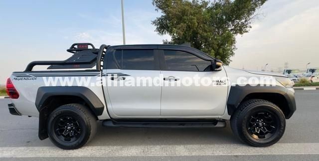 Used Toyota Hilux VIII, 2.8 l, 2018 in Dubai by Alhamd Motors, Silver color. Other | AUTO.AE