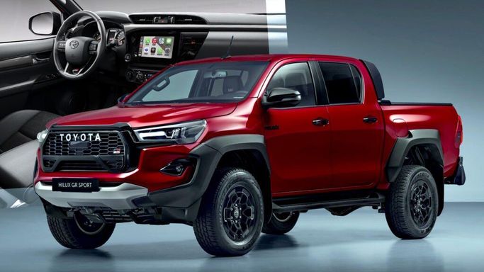 New Toyota Hilux VIII Facelift, 2.7 l, 2024 in Dubai by TRADEX FRANCE MOTORS, Red color. Other | AUTO.AE