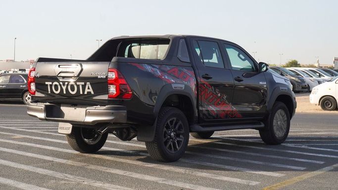 New Toyota Hilux VIII Facelift, 4.0 l, 2025 in Dubai by Najem Motors, Black color. GCC Specs | AUTO.AE