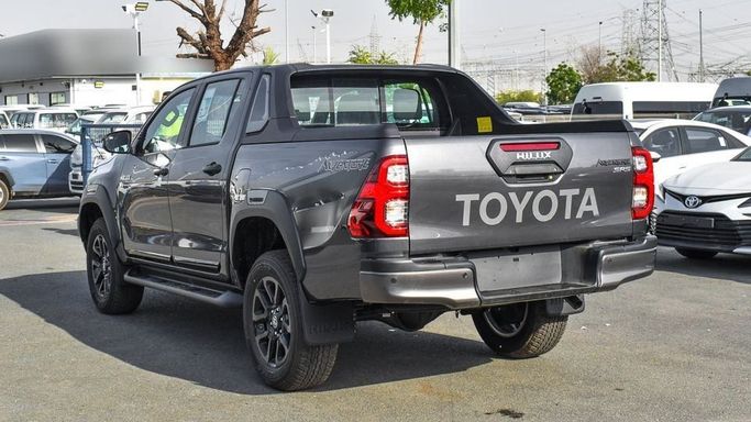 New Toyota Hilux VIII Facelift, 4.0 l, 2024 in Dubai by Najem Motors, Grey color. GCC Specs | AUTO.AE
