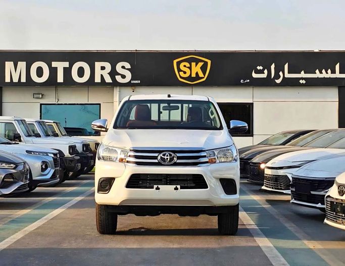 New Toyota Hilux VIII Facelift, 2.4 l, 2025 in Dubai by SK Motors, White color. Other | AUTO.AE