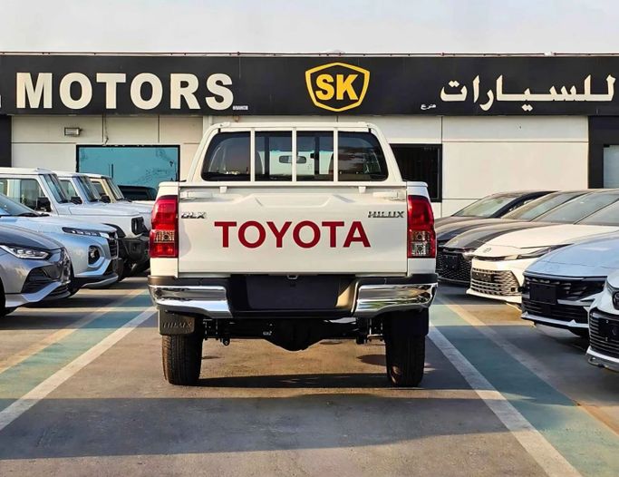 New Toyota Hilux VIII Facelift, 2.4 l, 2025 in Dubai by SK Motors, White color. Other | AUTO.AE