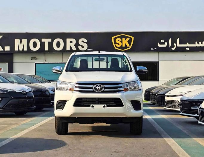 New Toyota Hilux Extra Cab VIII Facelift, 2.4 l, 2025 in Dubai by SK Motors, White color. Other | AUTO.AE