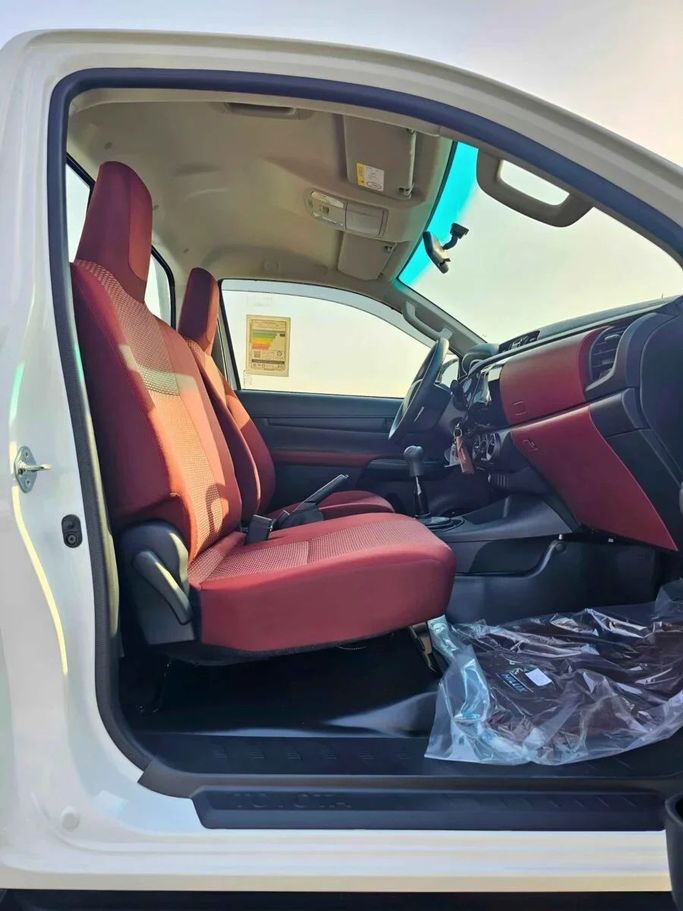 New Toyota Hilux Extra Cab VIII Facelift, 2.4 l, 2025 in Dubai by SK Motors, White color. Other | AUTO.AE