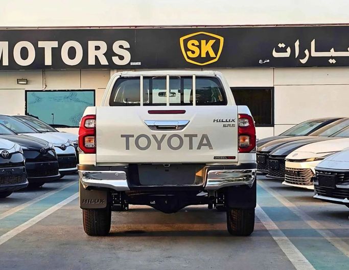 New Toyota Hilux VIII Facelift, 2.4 l, 2025 in Dubai by SK Motors, White color. Other | AUTO.AE