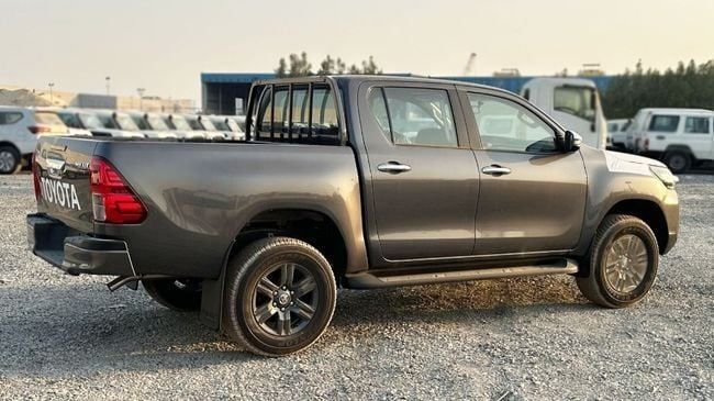 New Toyota Hilux VIII Facelift 2, 2.8 l, 2025 in Dubai by Falcons GT Motors FZCO, Grey color. European Specs | AUTO.AE