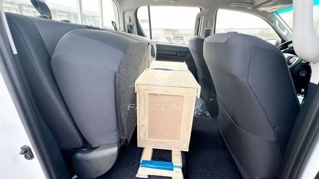 New Toyota Hilux VIII Facelift 2, 2.8 l, 2024 in Dubai by Falcons GT Motors FZCO, White color. European Specs | AUTO.AE