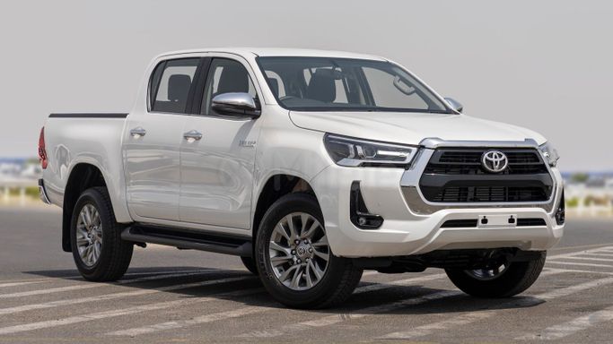 New Toyota Hilux VIII Facelift 2, 2.8 l, 2025 in Dubai by Milele, White color. Other | AUTO.AE