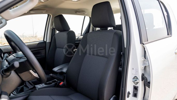 New Toyota Hilux VIII Facelift, 2.4 l, 2025 in Dubai by Milele, White color. Other | AUTO.AE