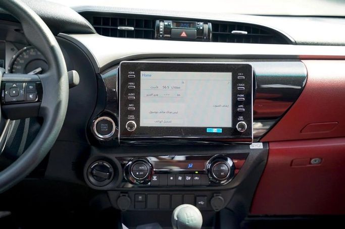 New Toyota Hilux VIII, 2.7 l, 2025 in Dubai by World Center Motors FZE, White color. GCC Specs | AUTO.AE