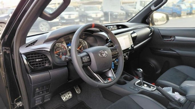 New Toyota Hilux VIII, 4.0 l, 2025 in Dubai by World Center Motors FZE, Black color. GCC Specs | AUTO.AE