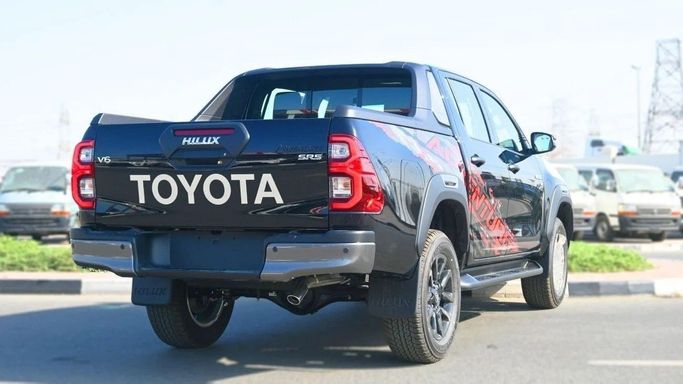 New Toyota Hilux VIII, 4.0 l, 2025 in Dubai by World Center Motors FZE, Black color. GCC Specs | AUTO.AE