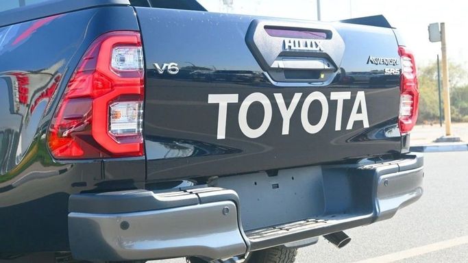 New Toyota Hilux VIII, 4.0 l, 2025 in Dubai by World Center Motors FZE, Black color. GCC Specs | AUTO.AE