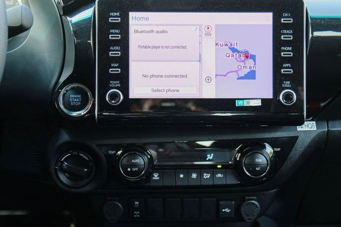 New Toyota Hilux VIII, 4.0 l, 2024 in Dubai by Atlantic Motors FZCO, White color. GCC Specs | AUTO.AE